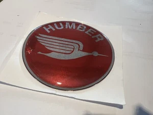 distintivo humber autoadesivo 80mm resina di qualità rialzato fatto L113 - Foto 1 di 1