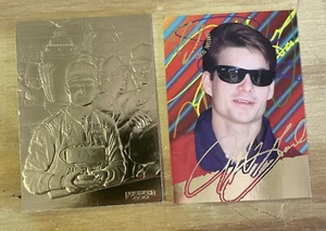 1994 Hi-Tech Gold Jeff Gordon & 1995 Finish Line SS1 seltene Einsatzkarten - Bild 1 von 5