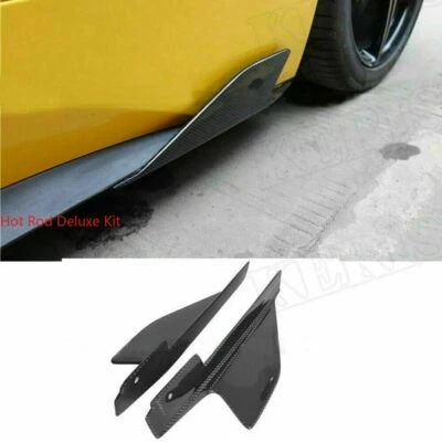 Faldas laterales de fibra de carbono real para Ferrari 458 Italia Spider 2010-2015 Foto 1 de 4