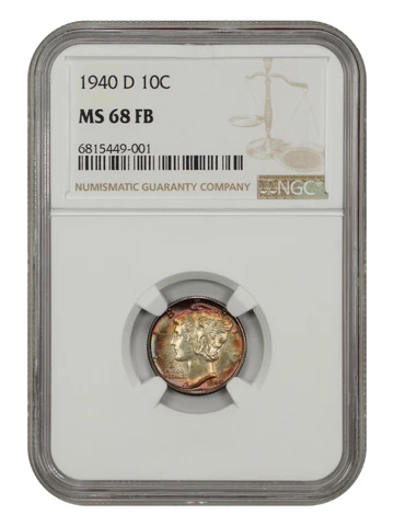 1940-D 10C NGC MS68FB Cover