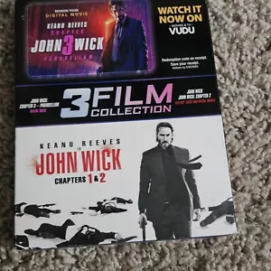 John Wick 3 Film Collection (Blu Ray) with Slipcover NEW - Picture 1 of 3
