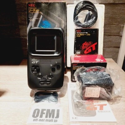 NEC PCE PC Engine GT PI-TG6 Turbo express Console System w/Box accessory Used - Image 1 of 4