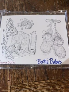 House Mouse Caffeine High Coffee & Bootie Babies Cling Stamps Never Used - Picture 1 of 3