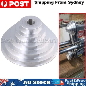 Aluminum 19mm Bore Outter Dia 54-150mm 5 Step A Type V-Belt Pagoda Pulley Belt - Picture 1 of 6