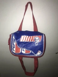 Pepsi KFC Kentucky Fried Chicken Zippered Lunch Bag Box Insulated Cooler 1990s - Picture 1 of 14