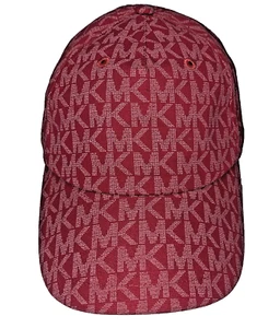 MICHAEL KORS Damen Baseball Cap Allover MK Logo Twill Mütze Reddish Pink - Bild 1 von 13