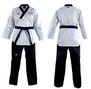 Poomsae Elite Dan Masculines Tusah pour Taekwondo Approuvé Wt pour Formes - Imagen 1 de 5