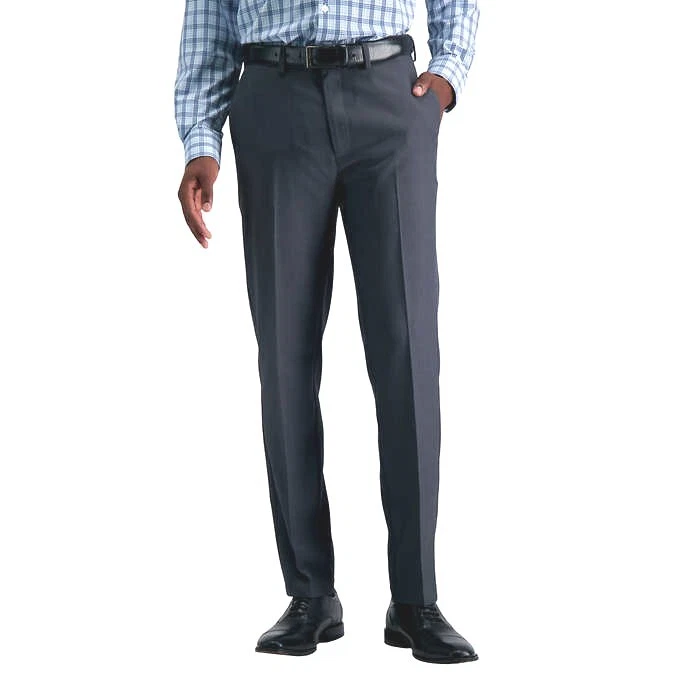 Pantalones de vestir Kenneth Cole para hombre ajustados cintura elástica comodidad trabajo oficina nuevos con etiquetas Foto 1 de 1