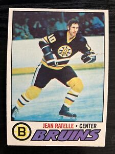1977-78 Topps Hockey Card #40 Jean Ratelle HOF Boston Bruins MINT 