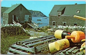 Lobster Pots and Buoys on Maine Coast - Picture 1 of 2
