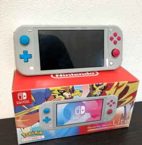 Nintendo Switch Lite Console Pokemon Zacian Zamazenta Edition Tested w/ Software - Picture 1 of 6