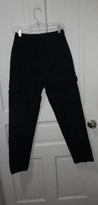 En muy buena condición N.B. Pantalones de mezclilla para mujer GY talla XL cintura elástica cordón negro cargo - Imagen 1 de 14