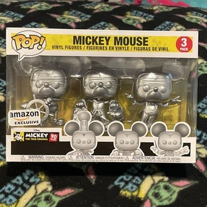 Funko POP! 90 Years Mickey Mouse 3 Pack AMAZON EXCL. - Picture 1 of 4