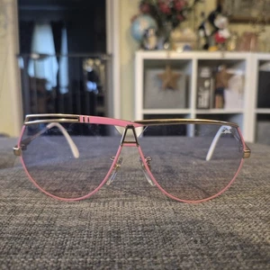 Cazal Vintage Pilotenbrille - Modell 954 - Farbe 359 - gold + rosa mit Etui siehe Bilder - Bild 1 von 8