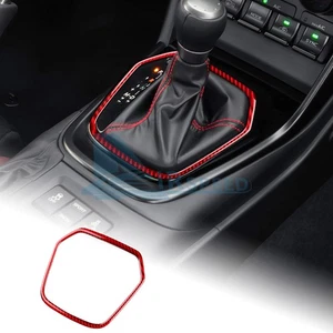 Automatic Gear Shift Panel For Subaru BRZ Toyota GR86 2022-2025 Red Carbon Fiber - Picture 1 of 9