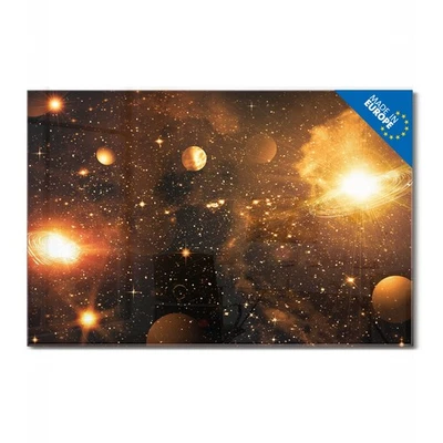 Glas Magnettafel beschreibbar 75x50cm Memoboard Pinnwand Küche Büro Kinderzimmer - Bild 1 von 4