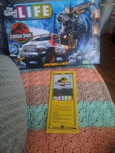  Jurassic Park Game Of Life Replacement Instructions Only Pre-owned VG CONDITION - Picture 1 of 3