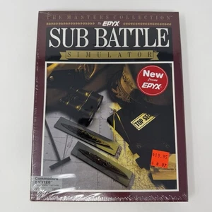 Sub Battle Simulator By EPYX The Masters Collection Commodore 64/128 NEW Sealed - Picture 1 of 7