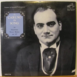 Vinyl LP: Caruso In Song RCA Red Seal LM-2778 - 1965 LP - Picture 1 of 2