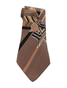 Vintage Boelder Milwaukee Frank Lloyd Wright Graphic Tie %100 Silk Made In Italy - Picture 1 of 5