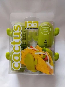 NUOVO Confezione Due 4 Porta Taco Joie a Forma di Cactus Verde - Foto 1 di 1