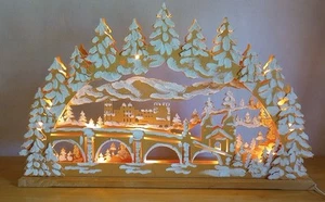 Ratags Holzdesign Doppelschwibbogen Heidelberg Castle Lightarch Made In Germany - Picture 1 of 17