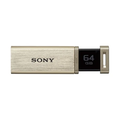 Sony USB Memory USB3.0 64GB Gold High Speed Type USM64GQXN Flash Drive Japan - Image 1 of 4