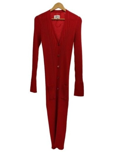 Maison Margiela Abito manica lunga S Lana ROSSO Solida S51HA0849