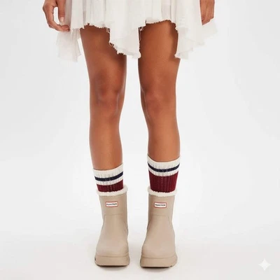 Hunter Women’s Willa Insulated Waterproof Boots Taupe 240