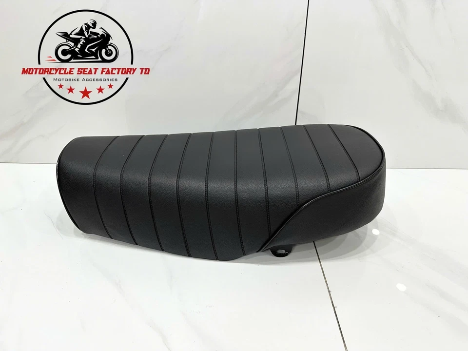 1969 Honda SL90 SL 90 Seat Saddle ( Black ) Motorcycle Metal Pan New Complete. - Image 1 of 4