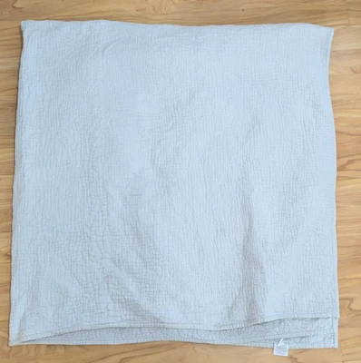 Edredón de gasa de algodón lavado gris ceniza completo/reina Restoration Hardware para bebés y niños Foto 1 de 4