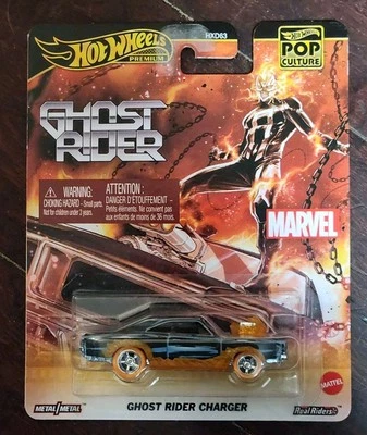 Зарядное устройство Hot Wheels Premium Pop Culture Marvel Ghost Rider 2024 - Изображение 1 из 2