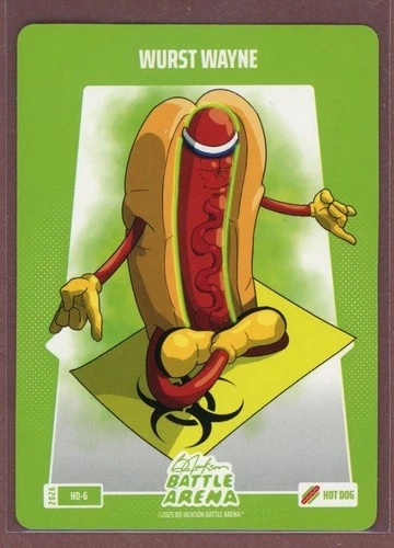 2026 Bo Jackson Battle Arena Griffey Hot Dog #6 Wurst Wayne