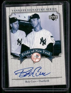 Bob Cerv 2003 Upper Deck Yankees Signature Series Pride of New York Auto #PN-CE - Bild 1 von 2