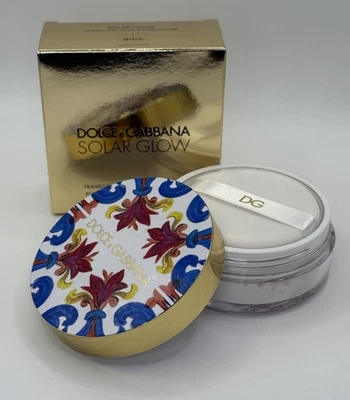 DOLCE & GABBANA SOLAR GLOW #1 CRYSTAL 10g .35oz TRANSLUCENT LOOSE SETTING POWDER - Image 1 of 4