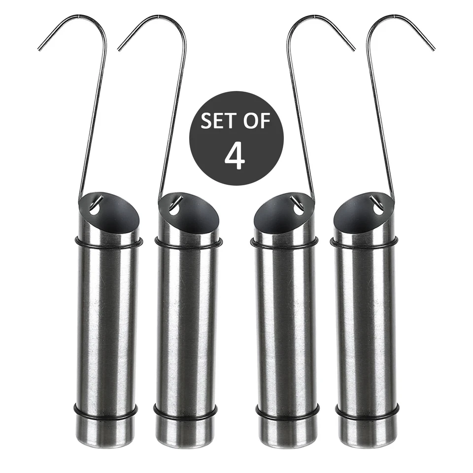 4Pc Stainless Steel Radiator Hanging Humidifiers Set Air Water Humidity Control - Image 1 of 4