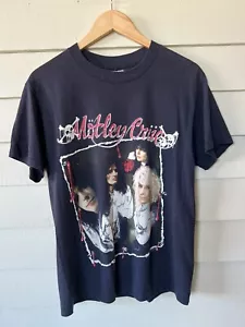T-shirt vintage Motley crue dr feelgood średni lata 80. zespół koszulka pojedynczy stitch gara - Zdjęcie 1 z 6