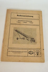 Notice Universalförderer T222/1 T223/1 T 224/1 Bande Transporteuse Impulsa - Foto 1 di 9