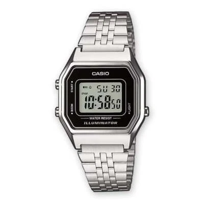 Orologio CASIO LA680WEA-1EF Uomo Donna Unisex VINTAGE Classico Acciaio Sveglia - Immagine 1 di 4