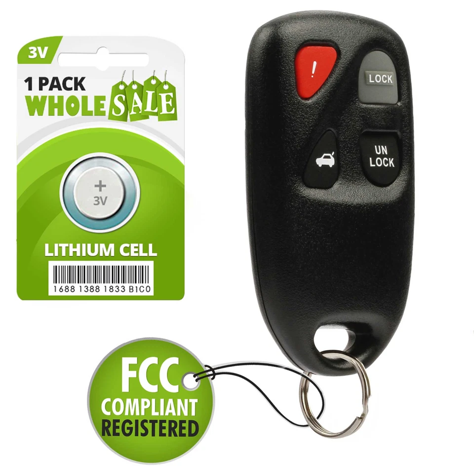 Replacement For 2003 2004 2005 Mazda 6 Car Key Fob Remote Foto 1 de 1