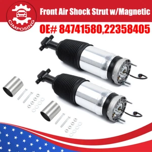 2x Front Air Suspension Shock Struts w/Magnetic Fits Escalade Tahoe GMC Yukon XL - Picture 1 of 12