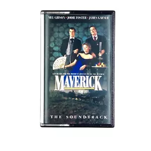 MAVERICK Soundtrack Cassette Tape 1994 RANDY NEWMAN WAYLON JENNINGS Rare - Imagen 1 de 5