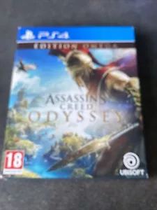 ASSASSINSS CREED ODYSSEY EDITION OMEGA PS4 COMPLET CARTE + ARTBOOK PAL FRANCE - Foto 1 di 4