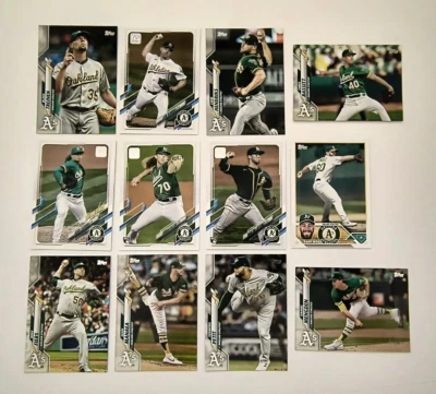 Athletics Lot Rookie Card Rc 2021 Topps Jordan Weems 570 Daulton Jefferies 656 - Image 1 of 4