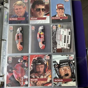 Set Of 9 Pinnacle Pro Set NASCAR Marx Trading Cards - Picture 1 of 2