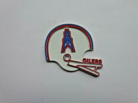 VINTAGE NFL Houston Oilers Fridge Magnet Standing Board  Old School FREE SHIP Cover