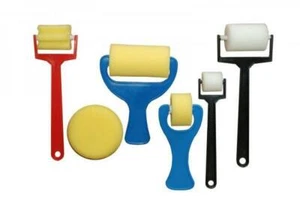 Farbroller aus Schaumstoff 5Stück Schwamm Basteln Malen Kinder Roller - Bild 1 von 2