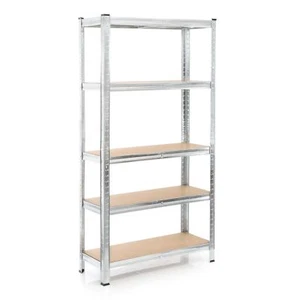 Wiltec Scaffale per carichi pesanti zincato 180x90x40cm 875kg Sistema a incastro - Foto 1 di 10