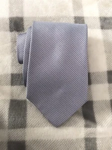 Brooks Brothers Makers cravatta collo uomo blu chiaro con rosso 100% seta 57” - Foto 1 di 7
