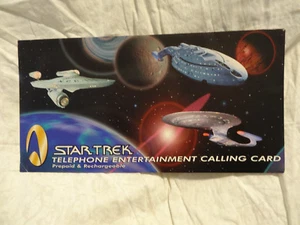 Scheda telefonica intrattenimento Star Trek 1995 con busta SIGILLATA - Foto 1 di 3